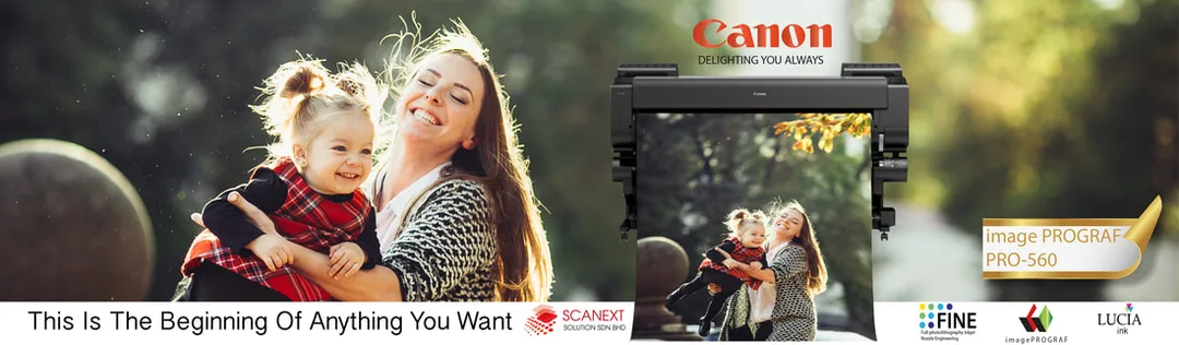 Large Photo Printer 60 inch Wide Plotter Canon imagePROGRAF PRO-560