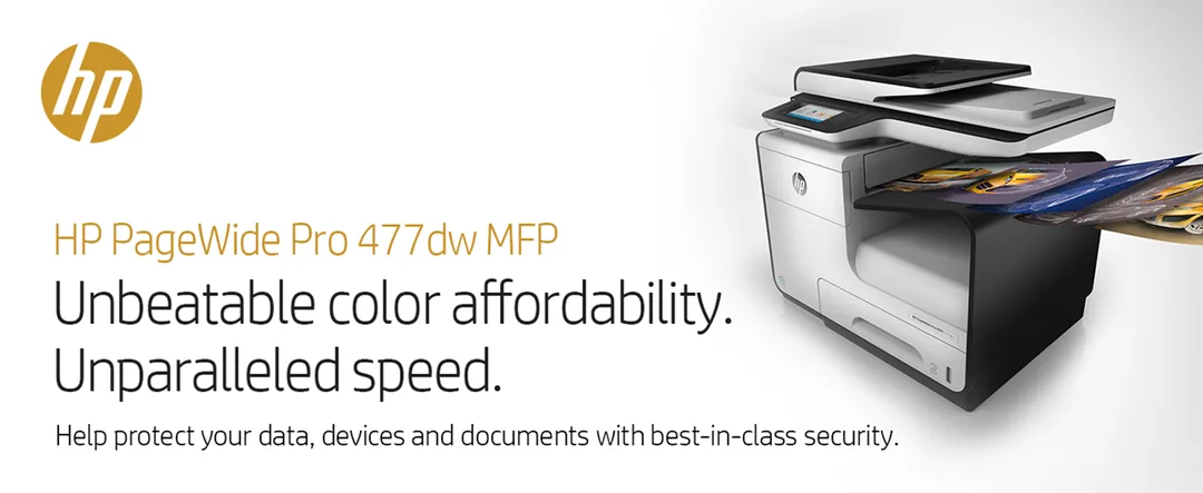 Rental Photocopy Machine With Printer HP PageWide Pro 477dw