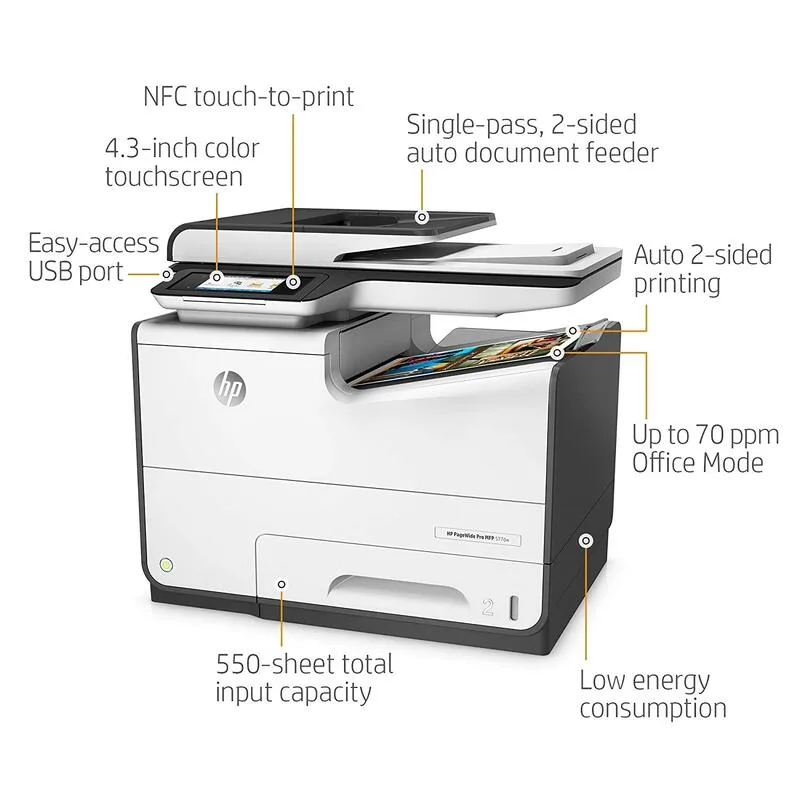 Color Photocopy Machine Rental Printer HP PageWide Pro 577dw