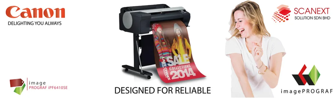 A1 Plotter Printer For CAD Drawing Poster Canon imagePROGRAF iPF6410SE