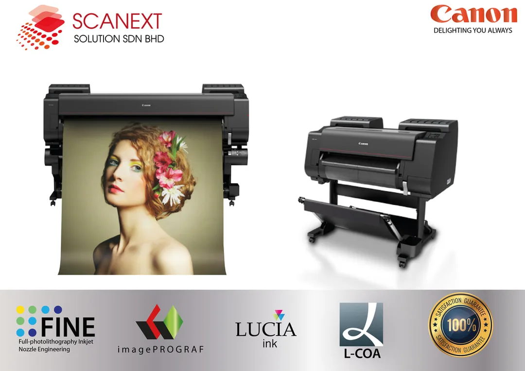 Large Photo Printer 60 inch Wide Plotter Canon imagePROGRAF PRO-560